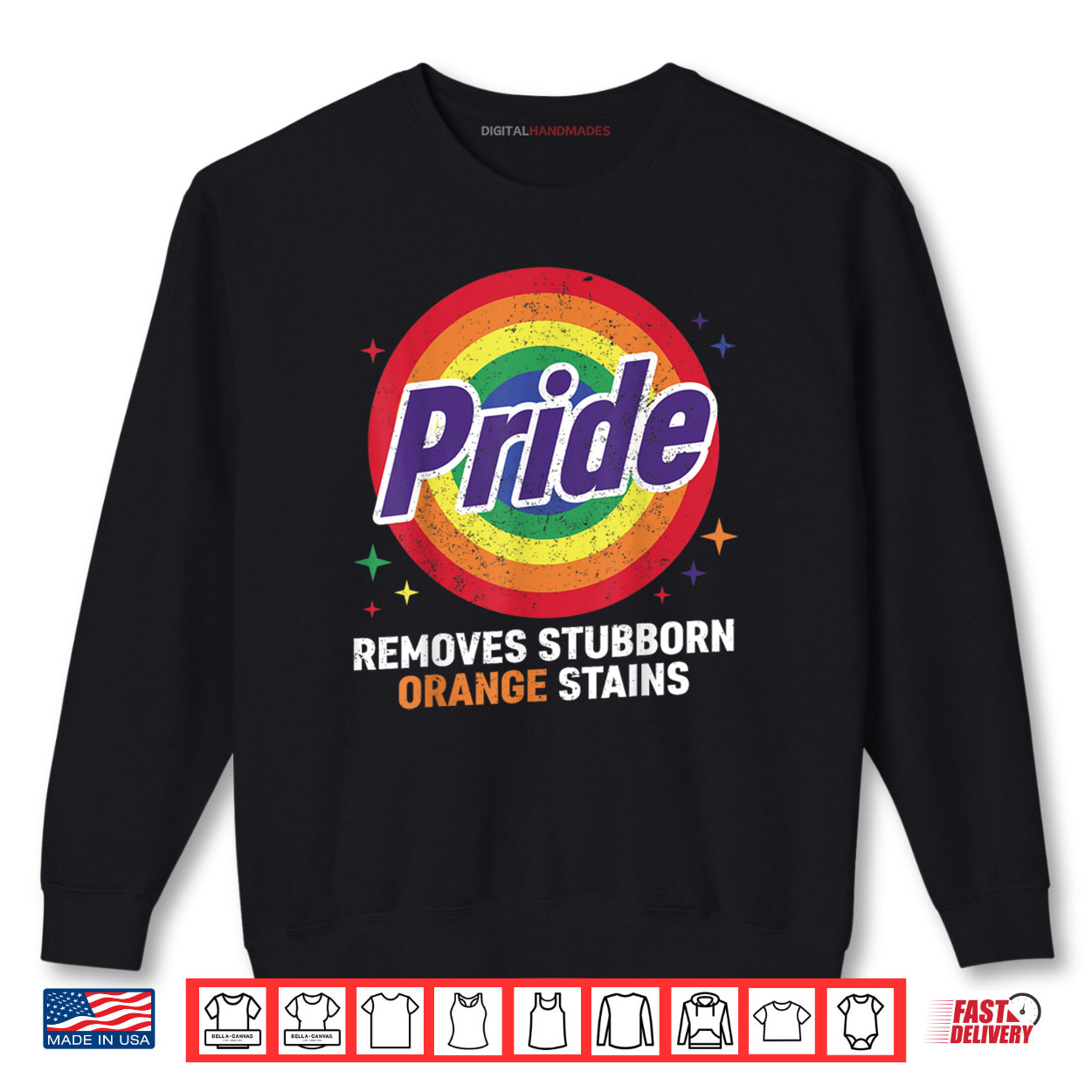 Funny Pride Removes Stubborn Orange Stains Retro LGBTQ Month Shirt Funny Pride Removes Stubborn Orange Stains Retro LGBTQ Month Shirt