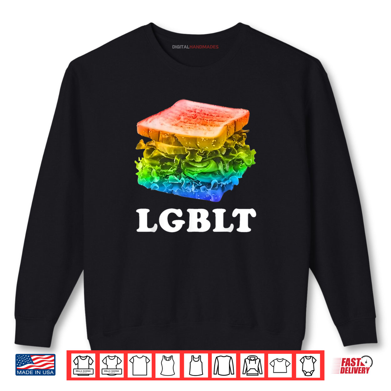 Funny Rainbow BLT LGBTQ Pride Month Shirt Funny Rainbow BLT LGBTQ Pride Month Shirt