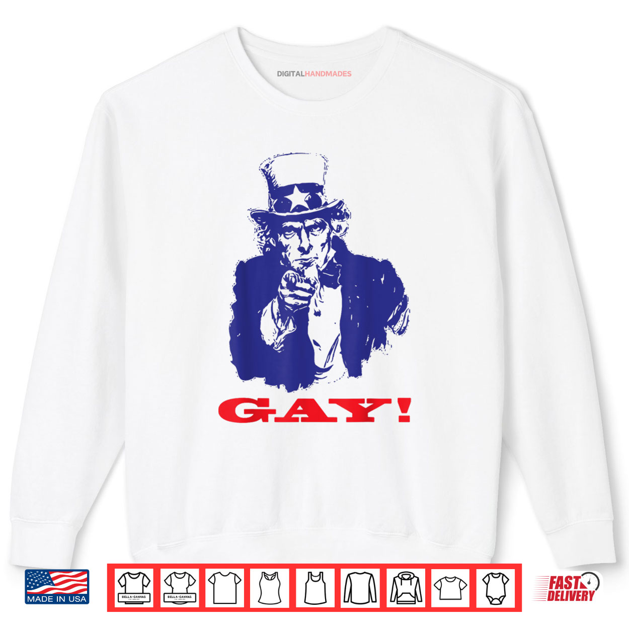 Funny Uncle Sam Griddy Say Gay LGBT Gay Ally Pride Month Shirt Funny Uncle Sam Griddy Say Gay LGBT Gay Ally Pride Month Shirt