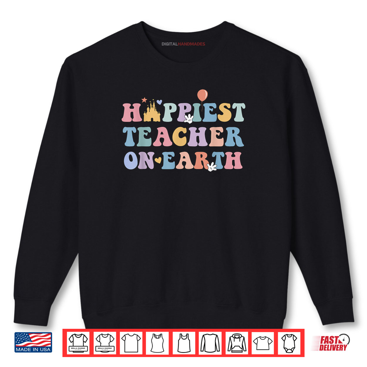 Happiest Teacher On Earth Back To School First Day Of School Shirt Happiest Teacher On Earth Back To School First Day Of School Shirt