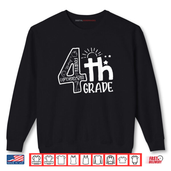 Sweatshirt Hello 4th Grade Teacher Team Fourth Grade Shirt