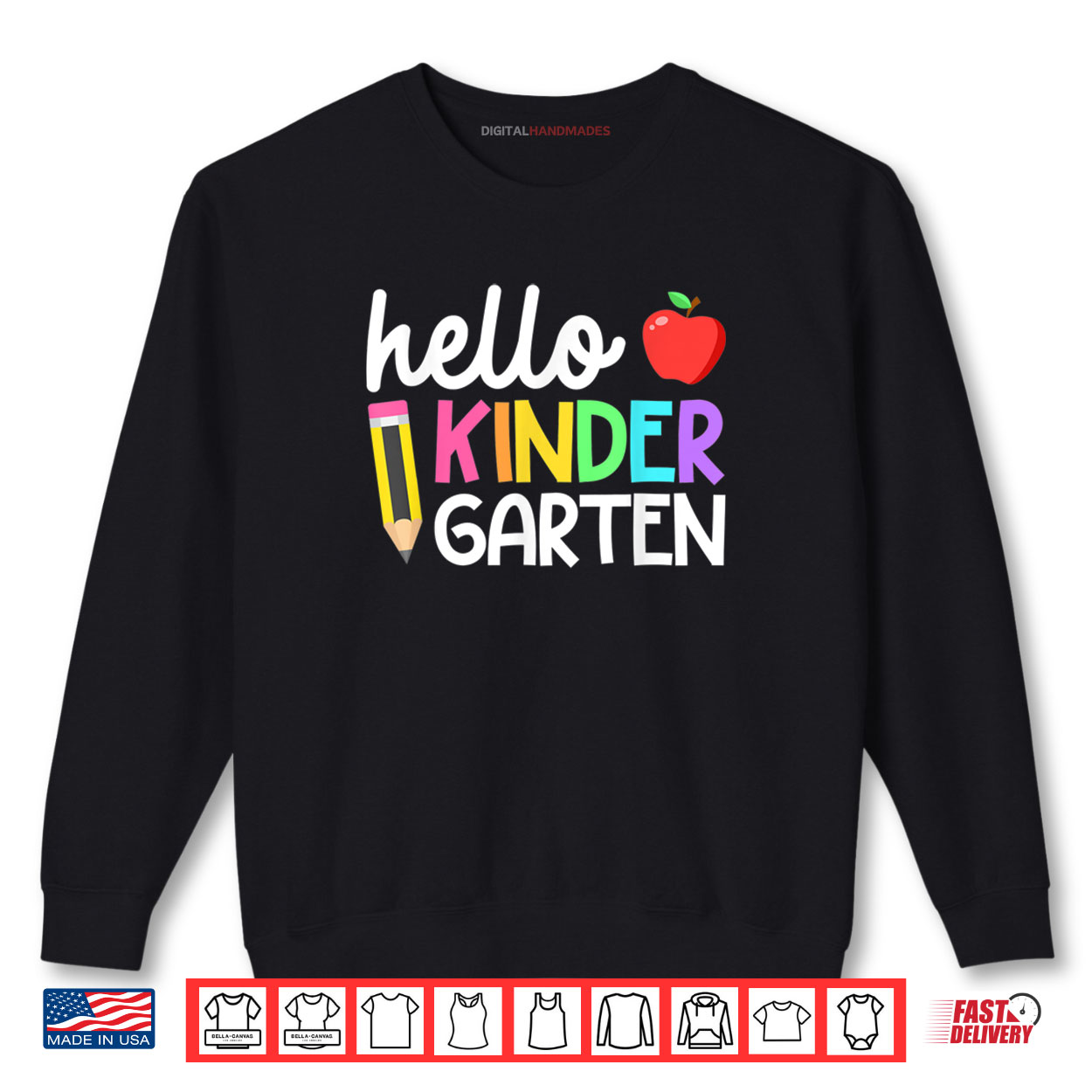 Hello Kindergarten Team Kinder Back to School Shirt Hello Kindergarten Team Kinder Back to School Shirt