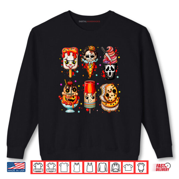 Horror Movie Summer Popsicle Halloween Ice Cream Summerween Shirt 1 Sweatshirt Horror Movie Summer Popsicle Halloween Ice Cream Summerween Shirt digitalhandmades