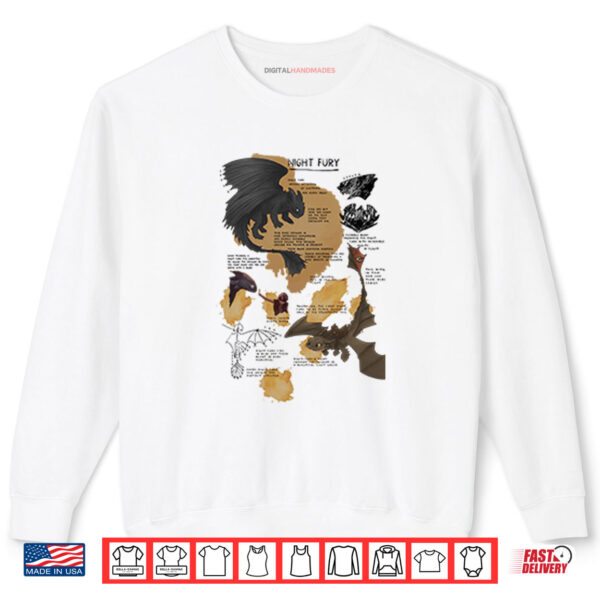 Sweatshirt How To Train Your Dragon Night Fury Toothless Shirt