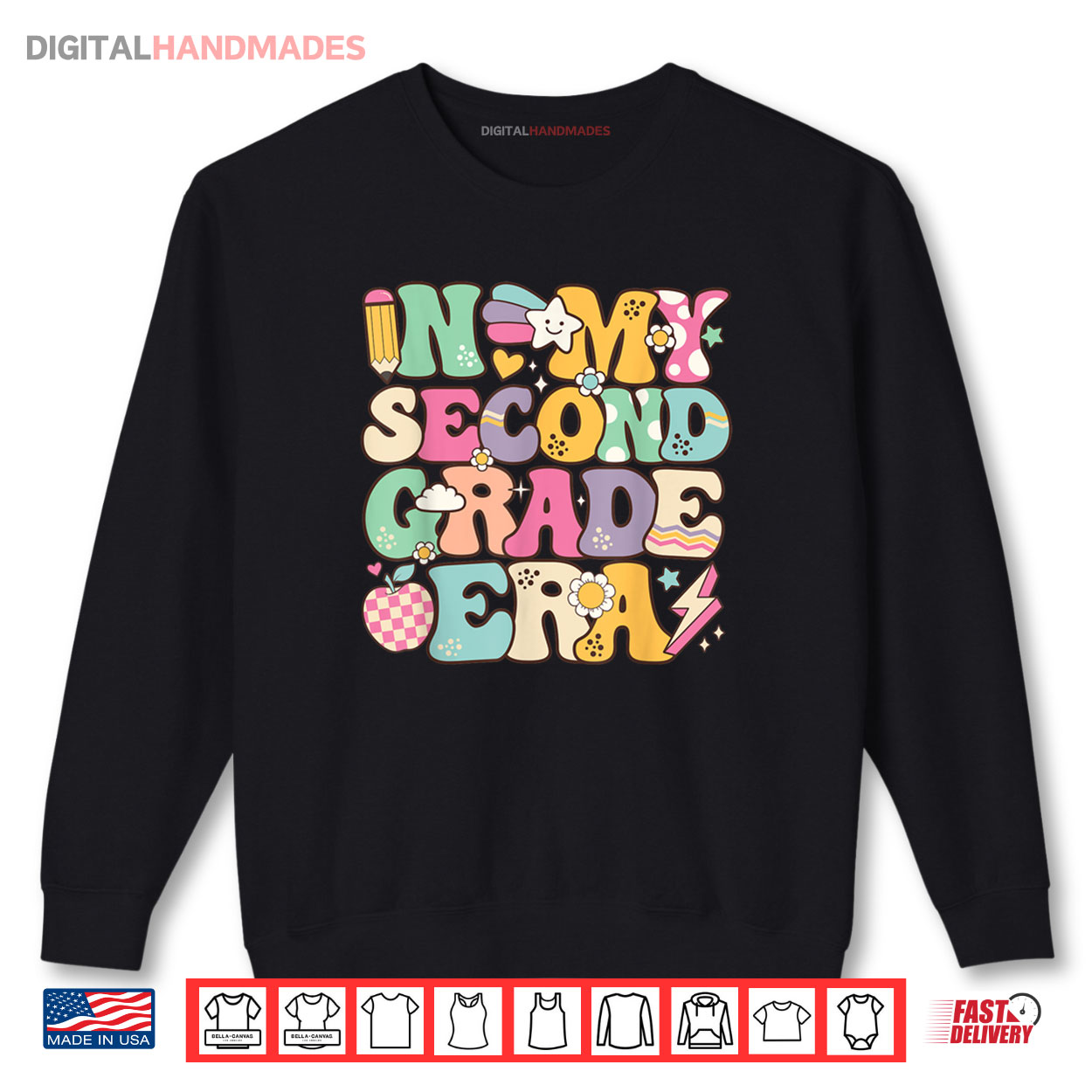In My Second Grade Era Girl Back To School 2nd Grade Teacher Shirt In My Second Grade Era Girl Back To School 2nd Grade Teacher Shirt