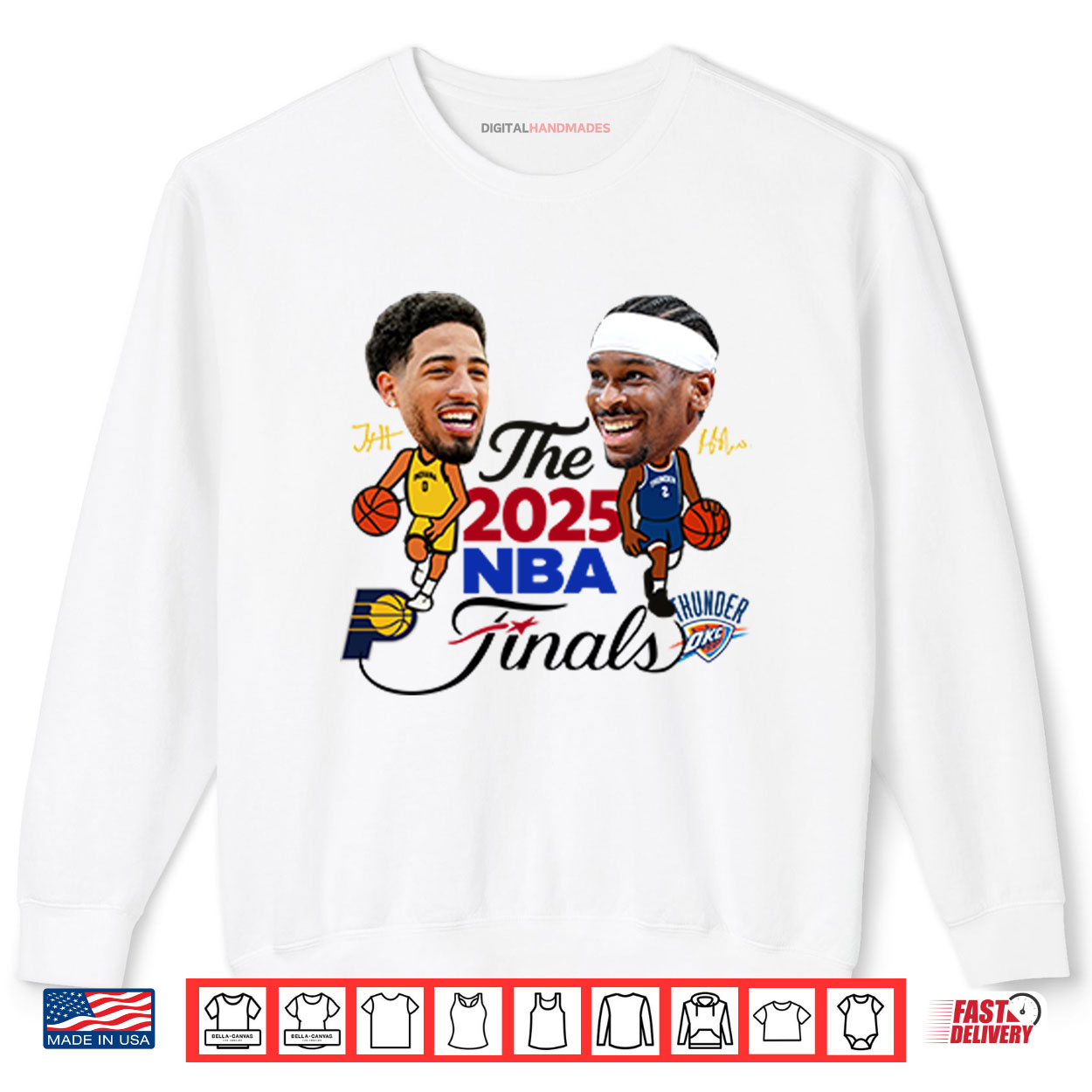 Indiana Pacers Vs Oklahoma City Thunder The 2025 NBA Finals Signature Shirt Indiana Pacers Vs Oklahoma City Thunder The 2025 NBA Finals Signature Shirt