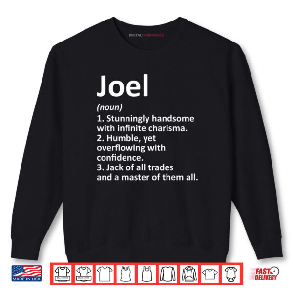 Sweatshirt JOEL Definition Personalized Name Funny Birthday Gift Idea Shirt