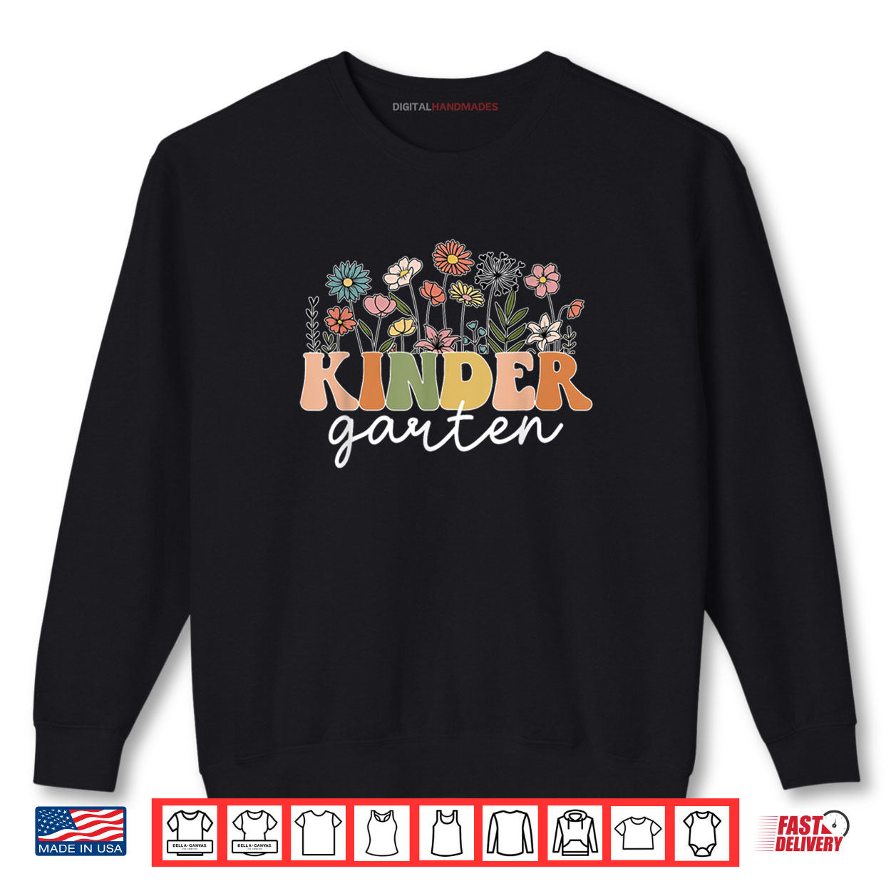 Kindergarten Teacher Wildflower Back To School Floral Outfit Shirt Kindergarten Teacher Wildflower Back To School Floral Outfit Shirt