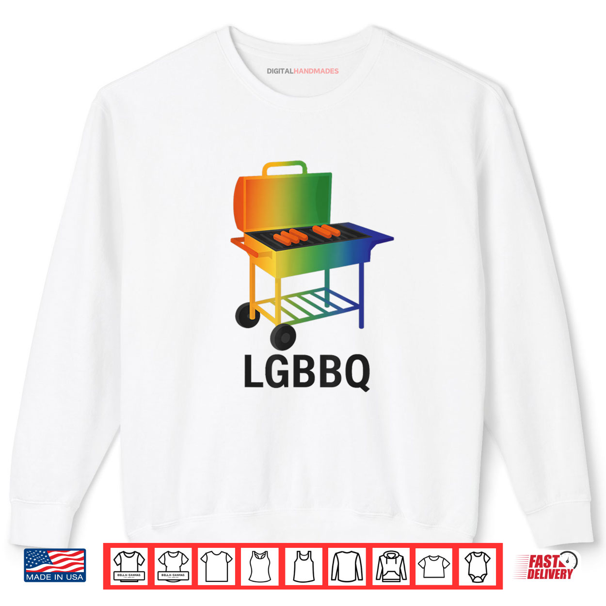 LGBBQ Funny Pride BBQ Rainbow Grill LGBTQ for Pride month Shirt LGBBQ Funny Pride BBQ Rainbow Grill LGBTQ for Pride month Shirt