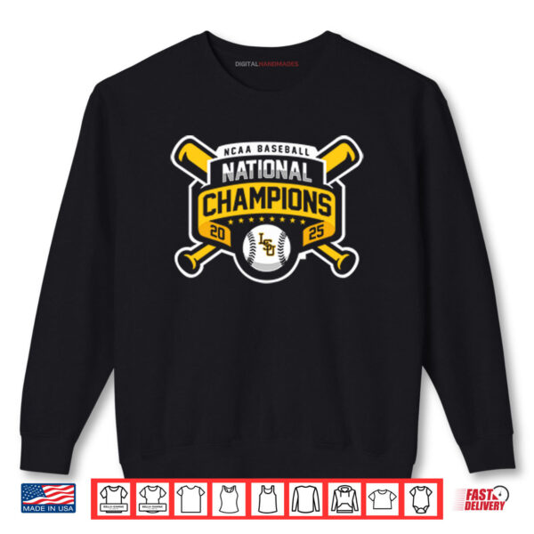 Sweatshirt LSU Tigers Baseball National Champs 2025 Shirt digitalhandmades