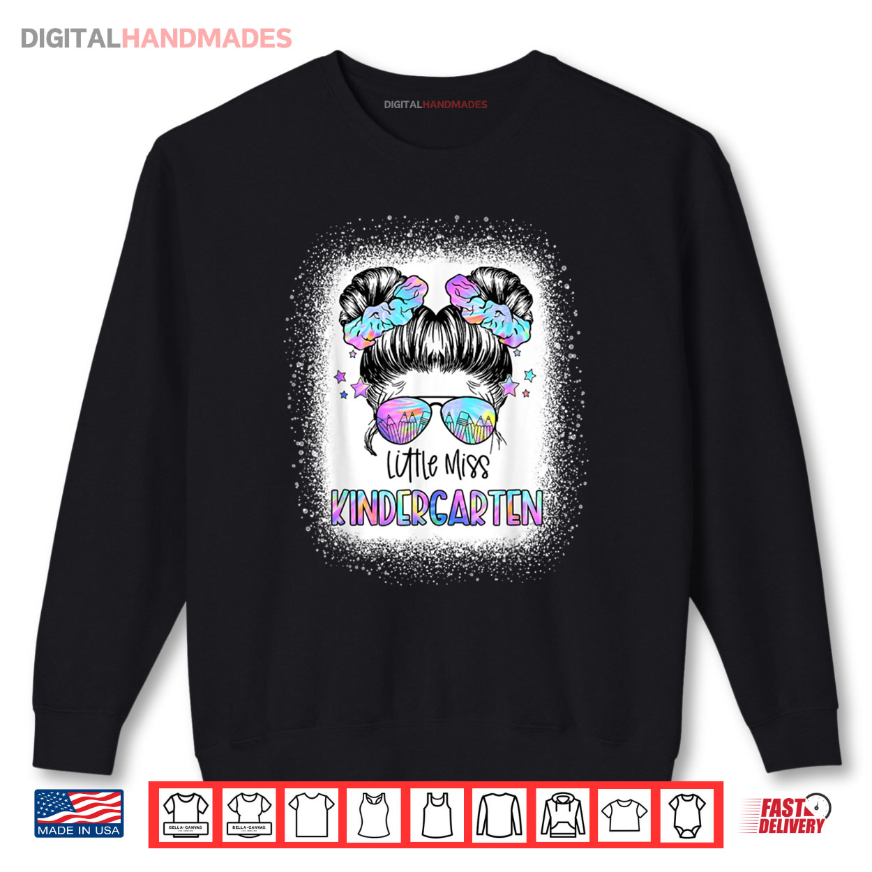 Little Miss Kindergarten First Day Of School 1st Day Girls Shirt Little Miss Kindergarten First Day Of School 1st Day Girls Shirt