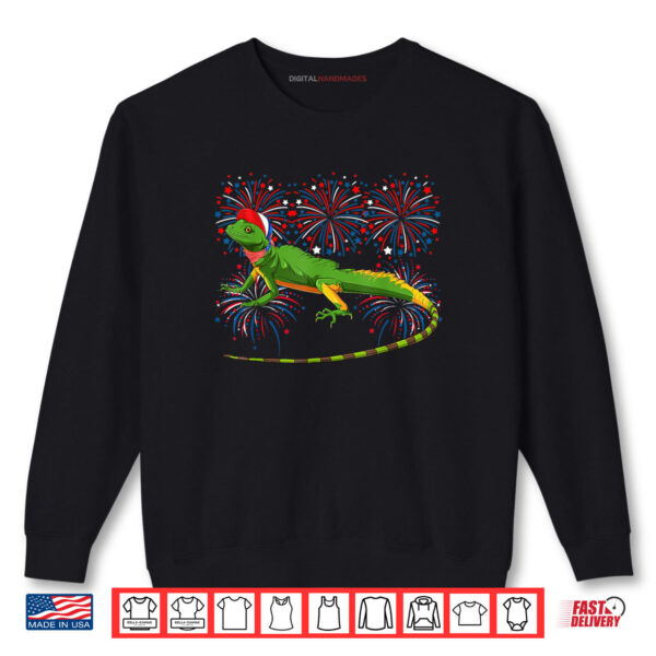 Lizard 4th Of July American Flag Fireworks Costume Animal Shirt 1 Sweatshirt Lizard 4th Of July American Flag Fireworks Costume Animal Shirt digitalhandmades