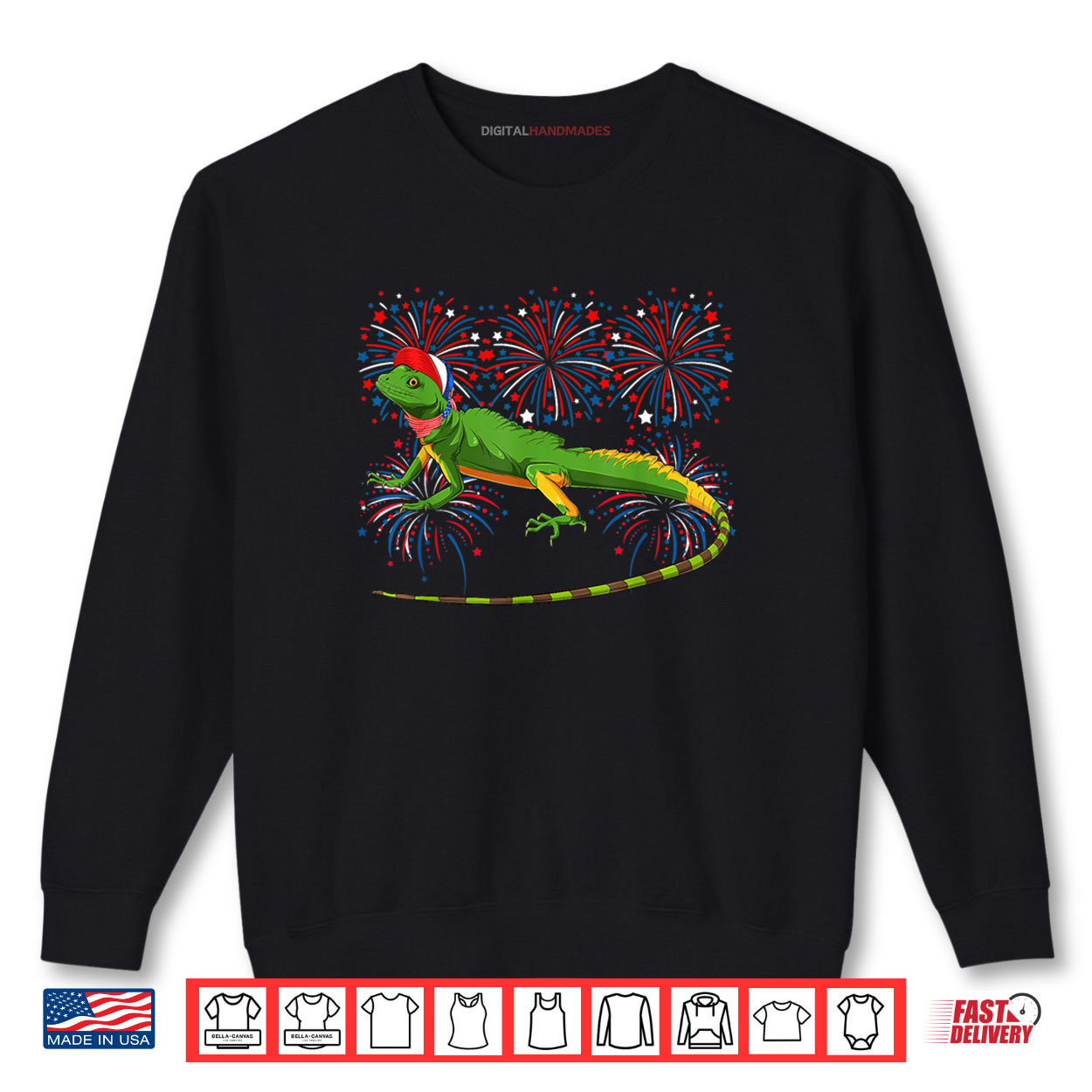 Lizard 4th Of July American Flag Fireworks Costume Animal Shirt Lizard 4th Of July American Flag Fireworks Costume Animal Shirt