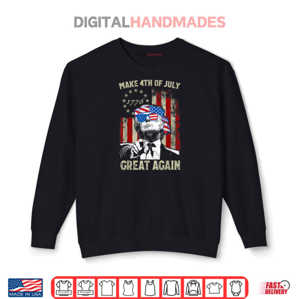 Sweatshirt Make 4th of July Great Again Shirt
