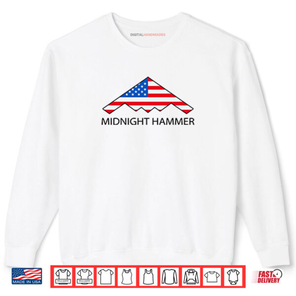 Sweatshirt Midnight Hammer B 2 Stealth Jet American Flag Shirt digitalhandmades