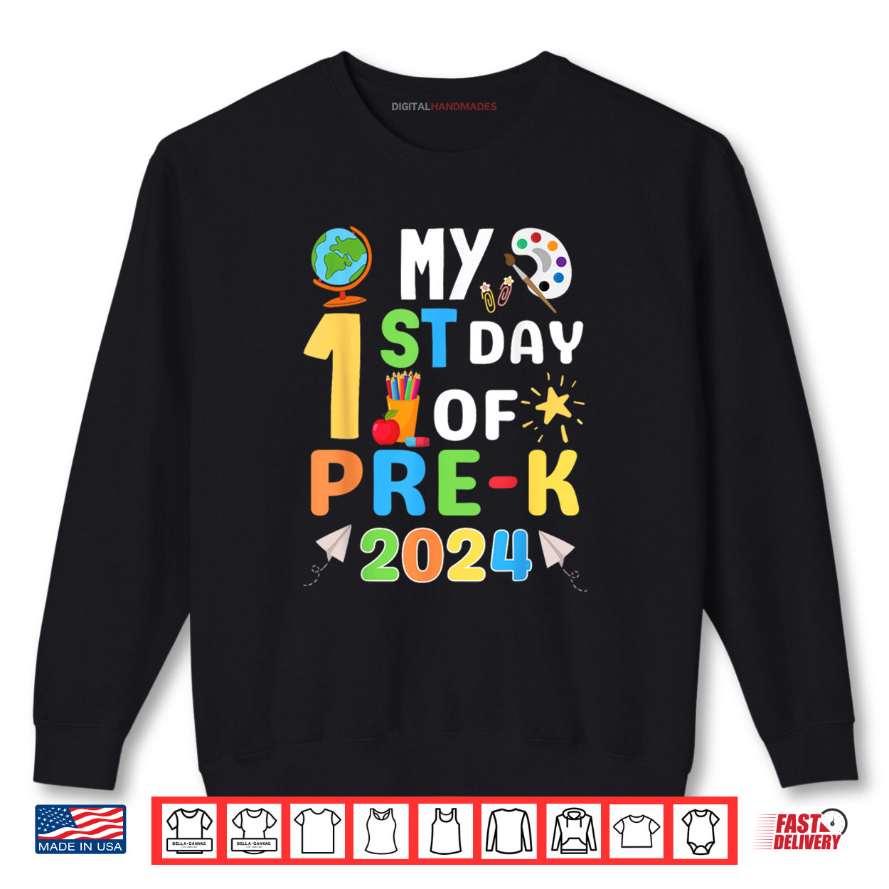 My 1st Day Of Pre K First Day Back to School Shirt My 1st Day Of Pre K First Day Back to School Shirt