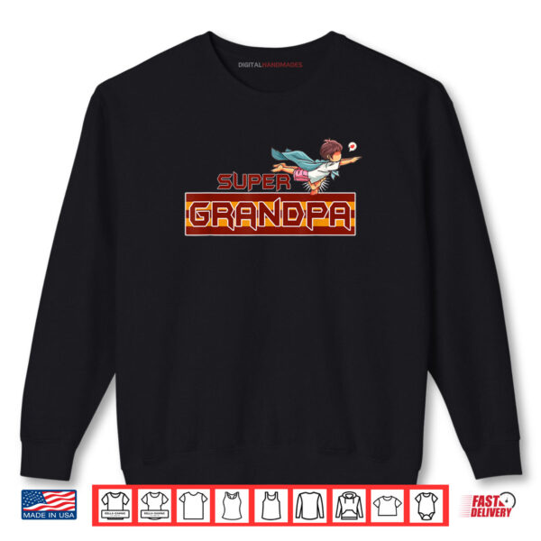 Sweatshirt My Grandpa Is My Superhero Boy Fathers Day Gift Shirt
