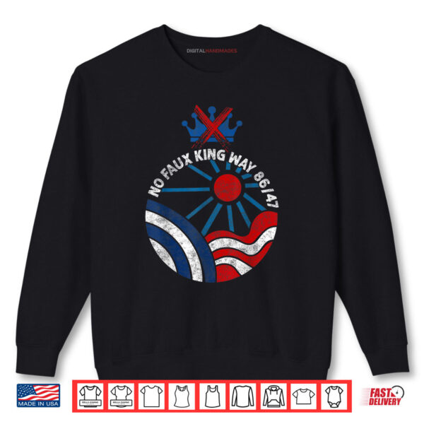 Sweatshirt No Kings Day Protest Shirt