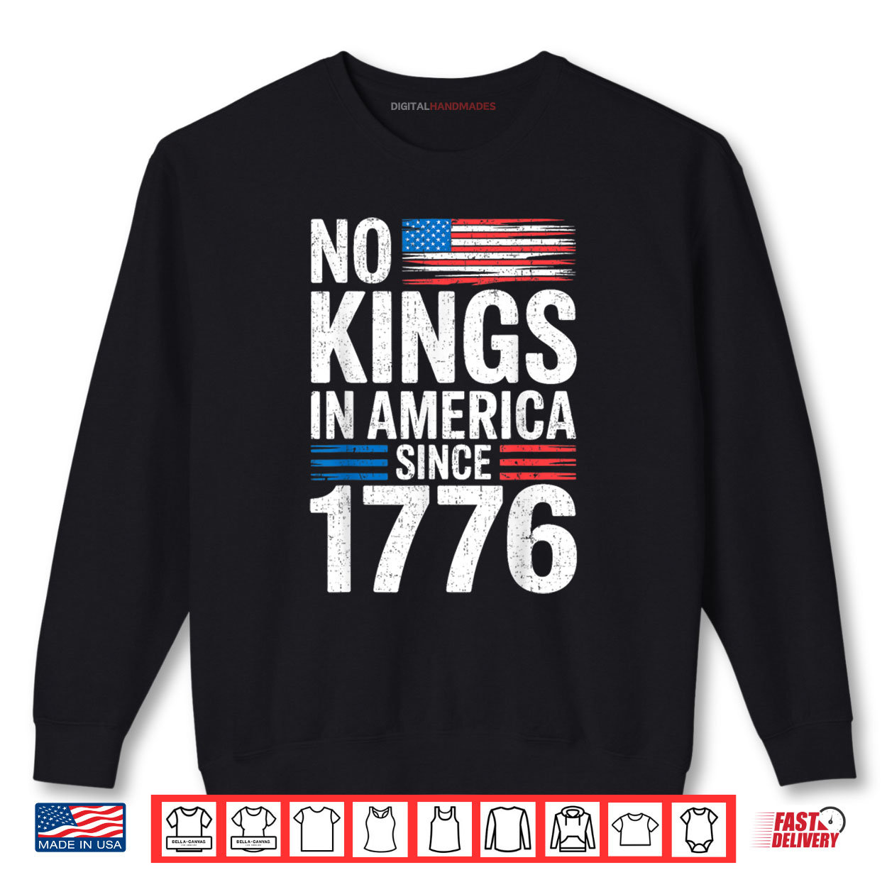 No Kings In America Shirt Rejecting Kings Patriotic USA Quote Shirt No Kings In America Shirt Rejecting Kings Patriotic USA Quote Shirt