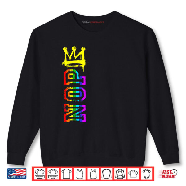 Sweatshirt No Kings Protest Sign Vertical LGBT Pride Shirt