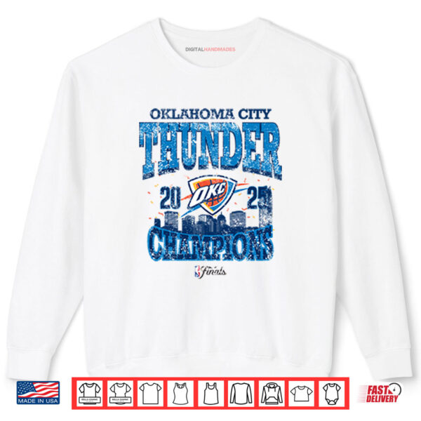 Oklahoma City Thunder 2025 NBA Finals Champion Confetti Skyline Shirt 1 Sweatshirt Oklahoma City Thunder 2025 NBA Finals Champion Confetti Skyline Shirt digitalhandmades 1