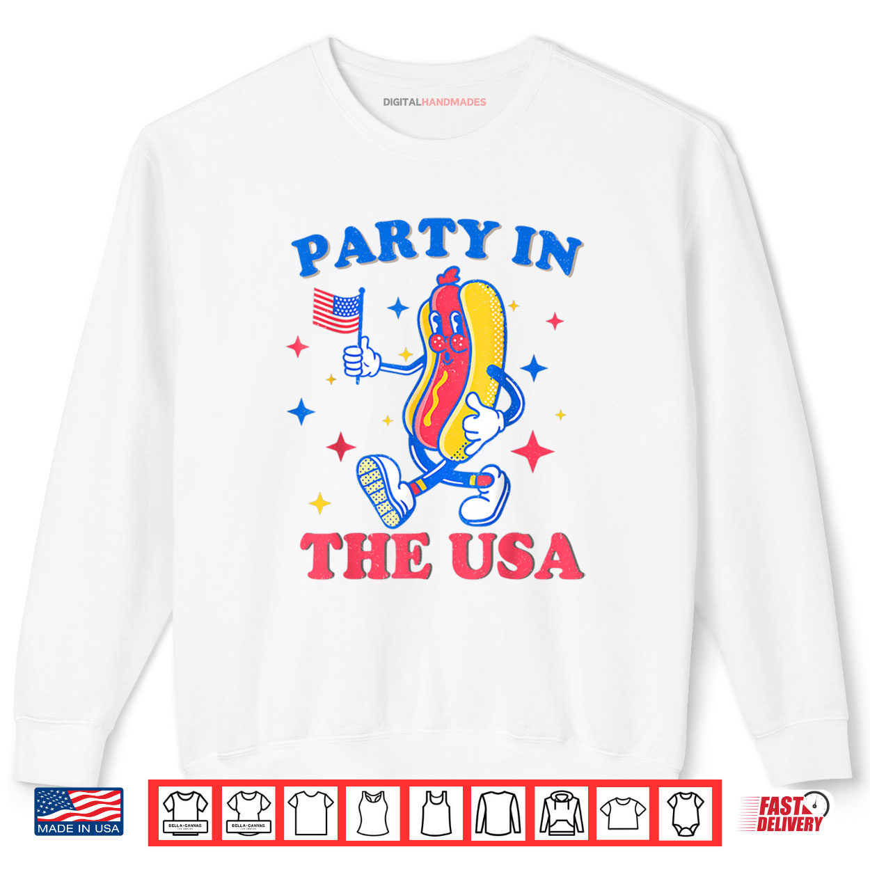 Party In The Usa Shirt Hot Dog Lover USA Funny 4th Of July Shirt Party In The Usa Shirt Hot Dog Lover USA Funny 4th Of July Shirt