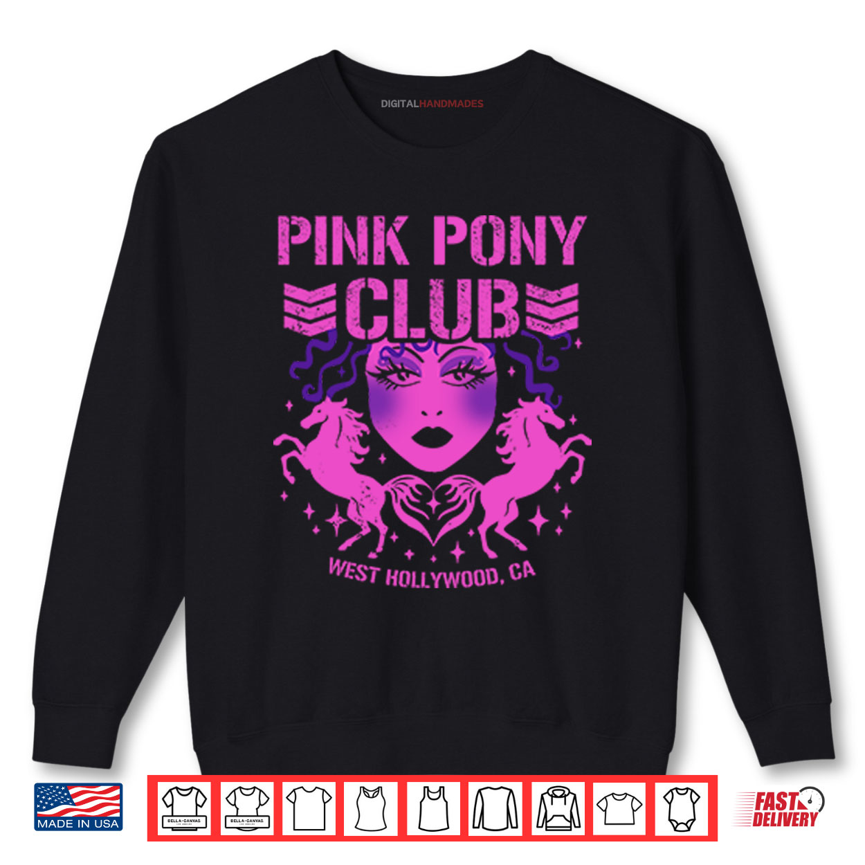 Pink Pony Club West Hollywood CA Shirt Pink Pony Club West Hollywood CA Shirt