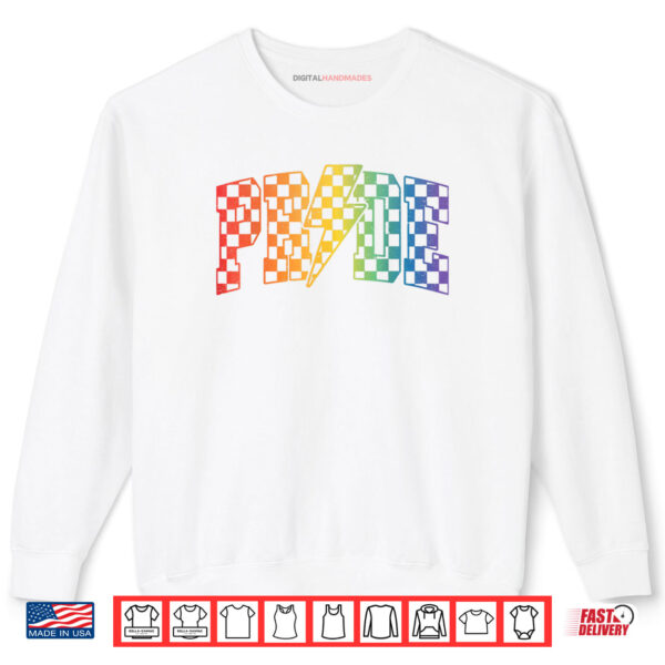 Sweatshirt Pride Lightning Bolt Rainbow LGBTQ Pride Month Shirt