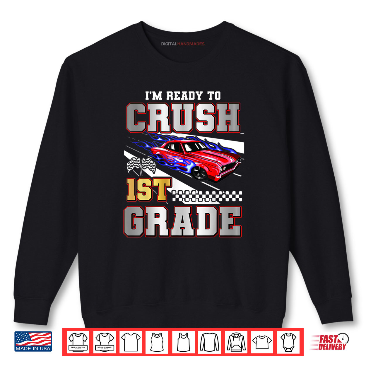 Ready To 1st Grade Racing Cars Video Game Back To School Shirt Ready To 1st Grade Racing Cars Video Game Back To School Shirt