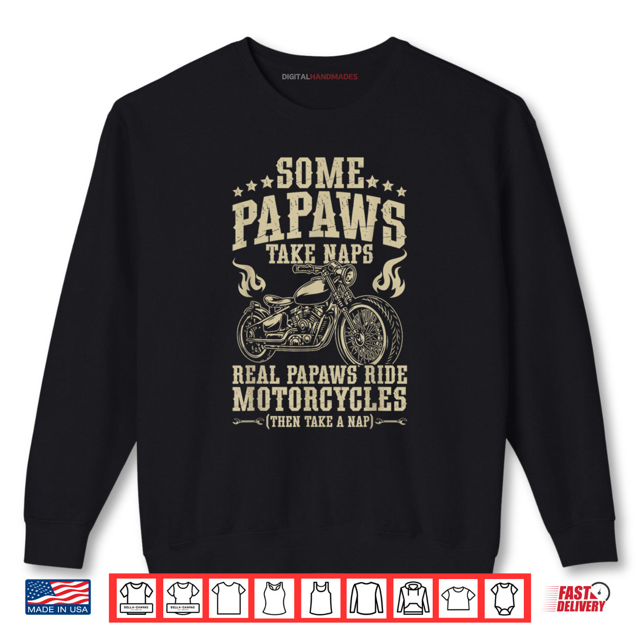 Real Papaws Ride Motorcycle Rider Papaw Biker Papaw Shirt Real Papaws Ride Motorcycle Rider Papaw Biker Papaw Shirt