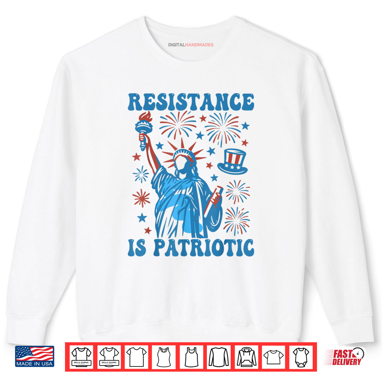 Resistance Is Patriotic Statue Of Liberty 4th Of July Resist Shirt Resistance Is Patriotic Statue Of Liberty 4th Of July Resist Shirt
