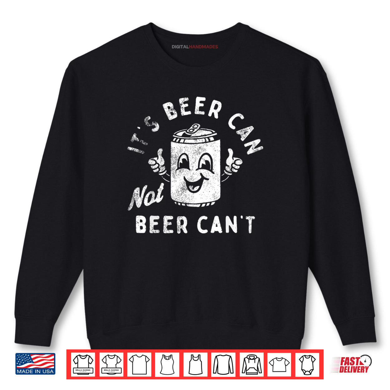 Retro It’s Beer Can Not Beer Can’t Funny Party Drinking Shirt Retro It’s Beer Can Not Beer Can’t Funny Party Drinking Shirt