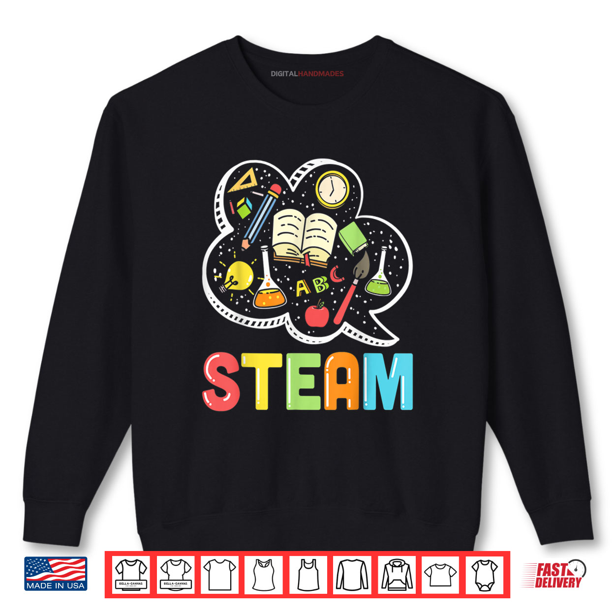 STEAM Teacher And Student Back To School STEM Shirt STEAM Teacher And Student Back To School STEM Shirt