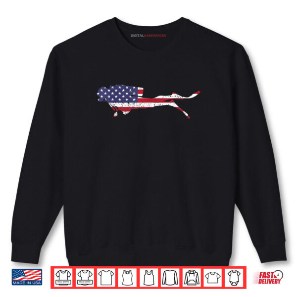 Sweatshirt Scuba Diver USA Flag 4th Of July Diving Shirt