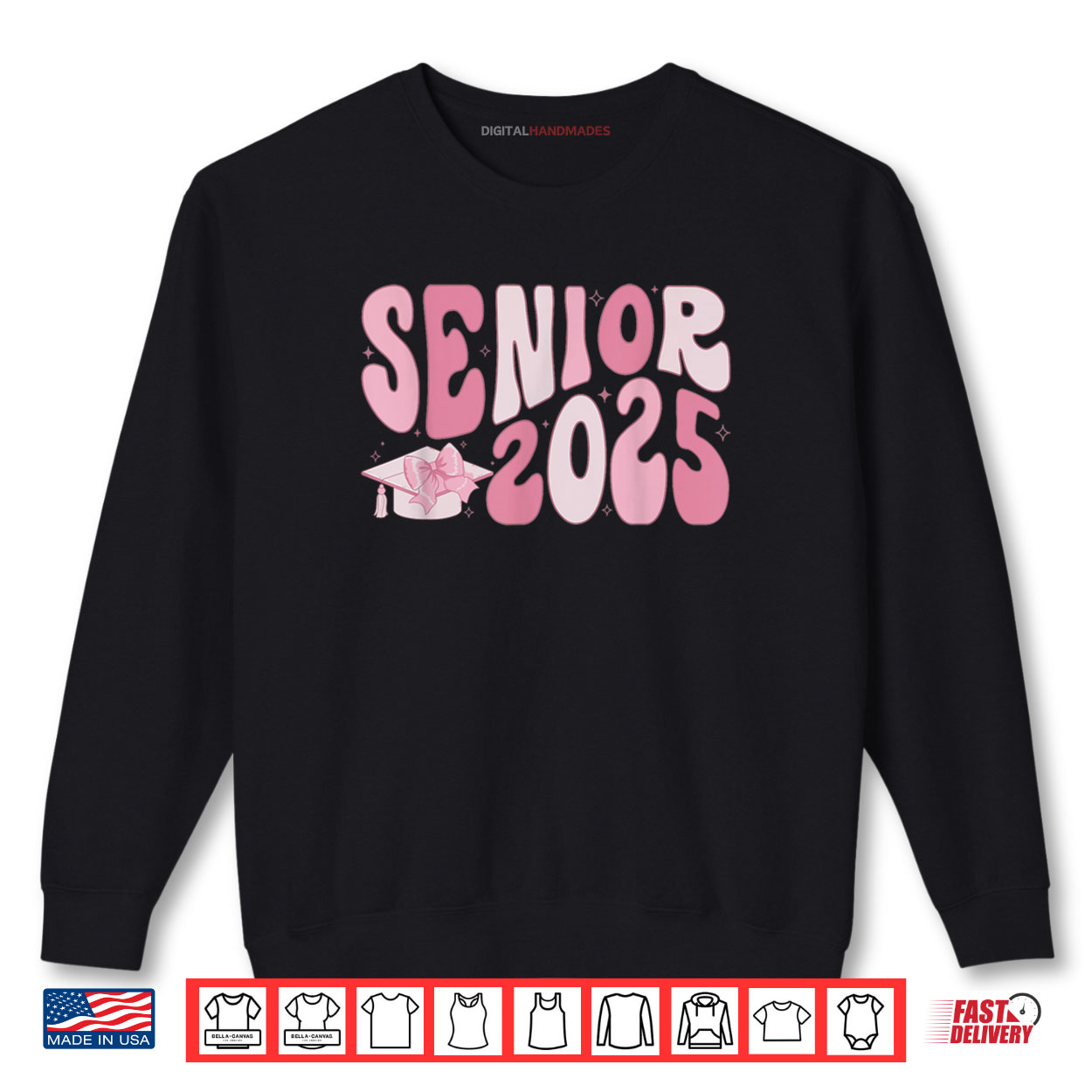 Senior 2025 Coquette Pink Bow Class of 2025 Back To School Shirt Senior 2025 Coquette Pink Bow Class of 2025 Back To School Shirt