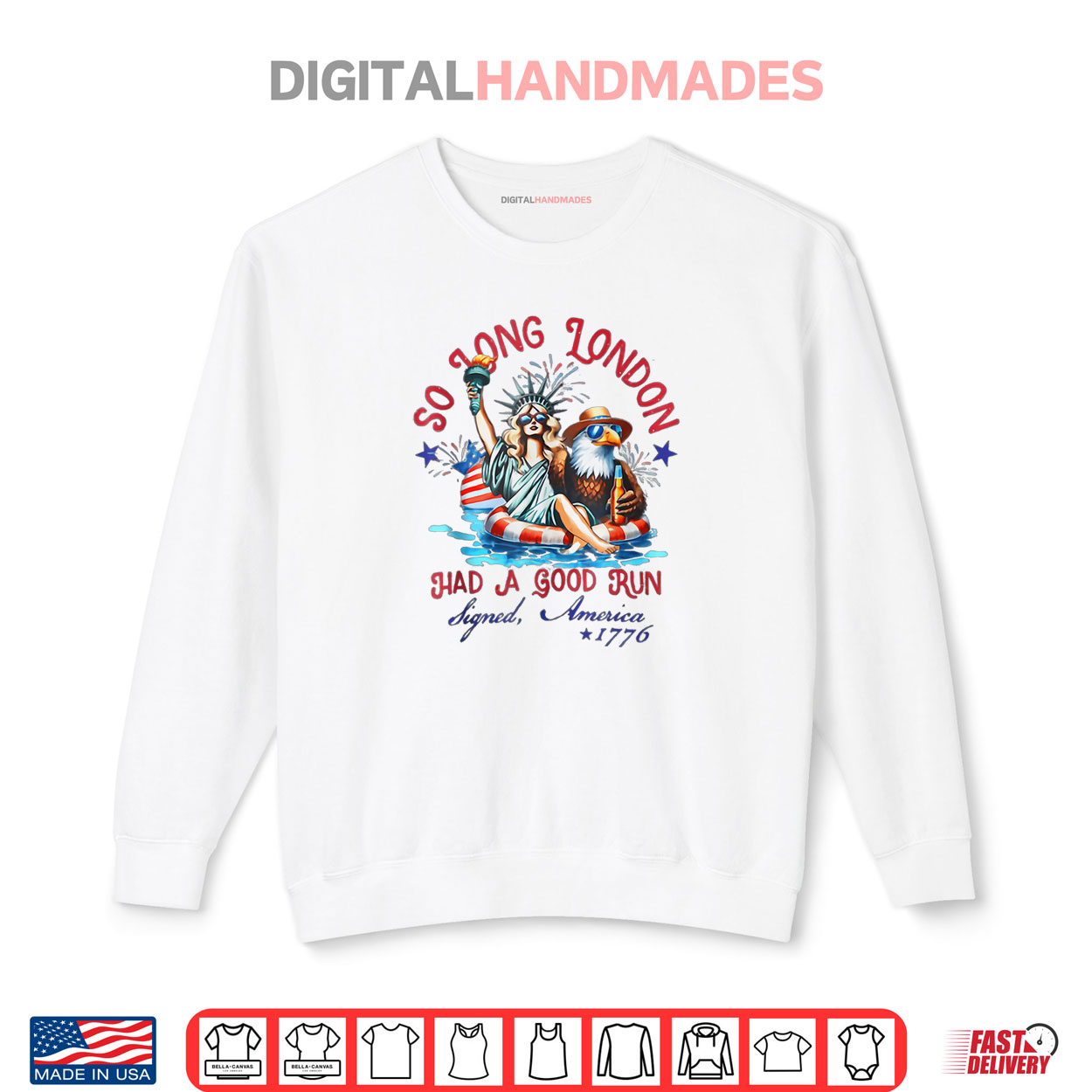 So Long London Had A Good Run 4th Of July Eagle Shirt So Long London Had A Good Run 4th Of July Eagle Shirt