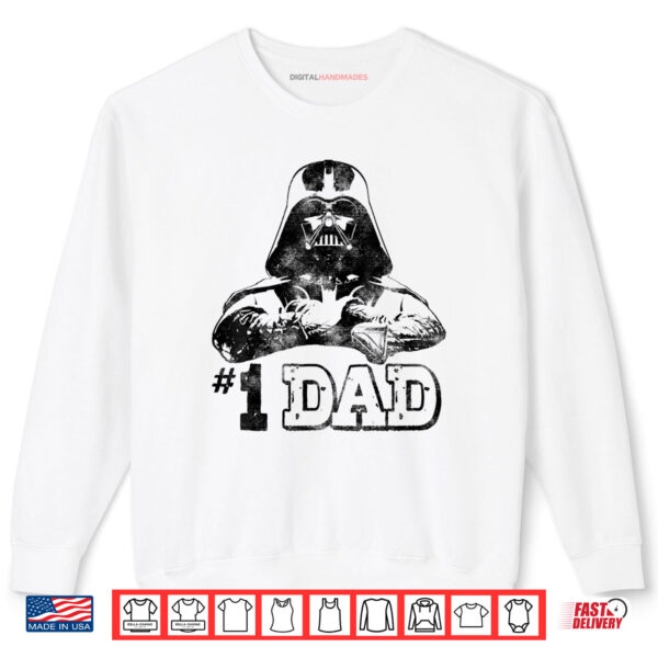 Sweatshirt Star Wars Fathers Day 1 Dad Darth Vader Arms Crossed Shirt