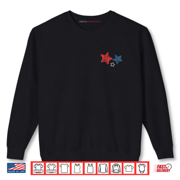 Sweatshirt Stars Stripes Equal Rights 4th Of July Liberal Human Rights Shirt digitalhandmades