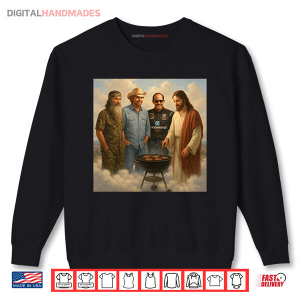 The Real Gang Meetup In Heaven Phil Robertson Dale Earnhardt Toby Keith Shirt 1 Sweatshirt The Real Gang Meetup In Heaven Phil Robertson Dale Earnhardt Toby Keith Shirt