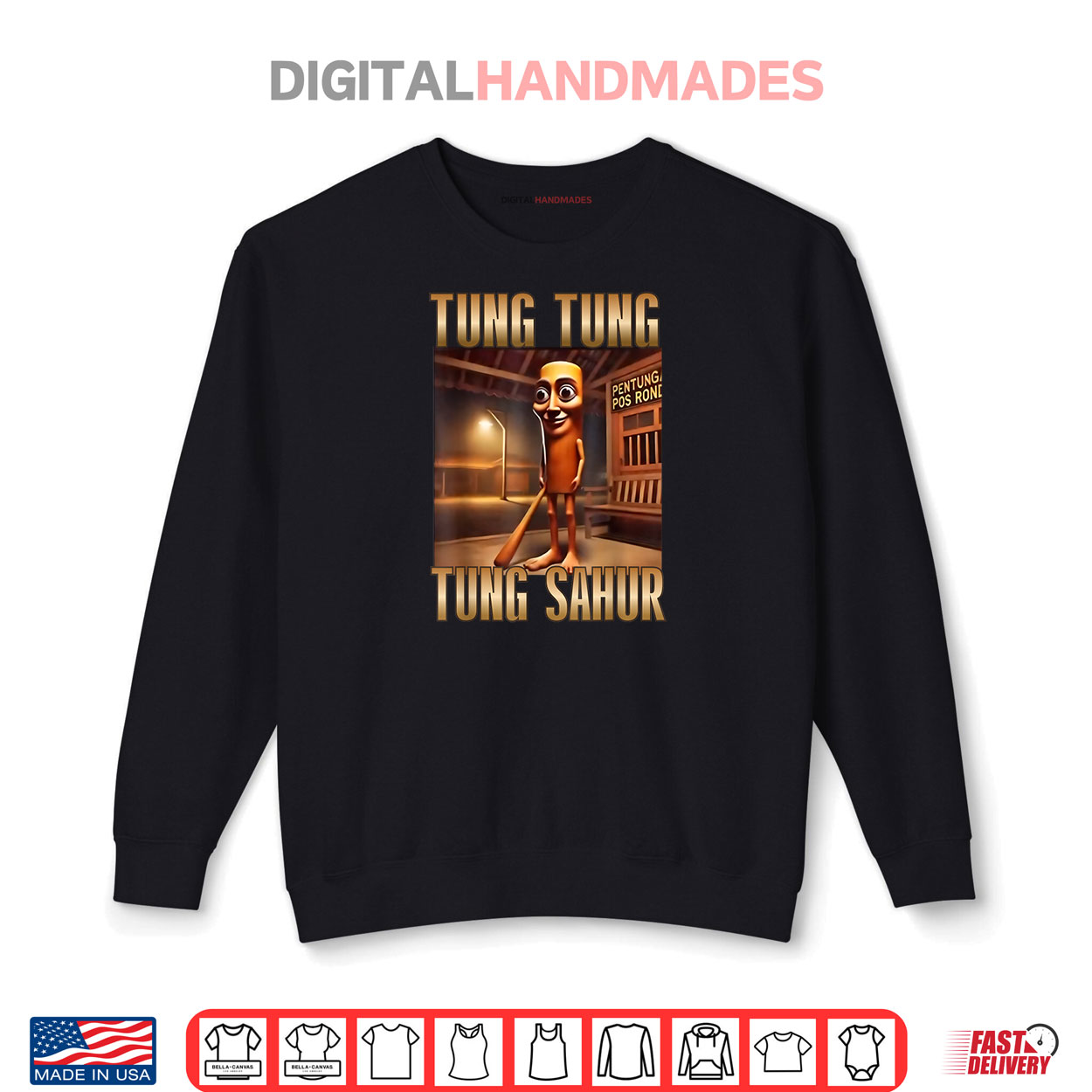 Thun Thun Thun Sahur Meme Brainrot Italian Shirt Thun Thun Thun Sahur Meme Brainrot Italian Shirt