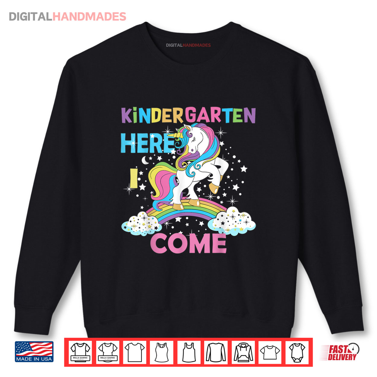 Unicorn Kindergarten Here I come School Kindergarten Shirt Unicorn Kindergarten Here I come School Kindergarten Shirt