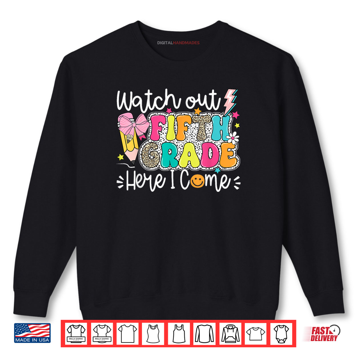 Watch Out 5th Grade Here I Come Shirt Watch Out 5th Grade Here I Come Shirt