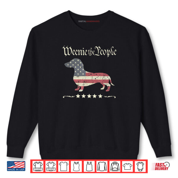 Sweatshirt Weenie The People Dachshund 4th Of July Shirt digitalhandmades