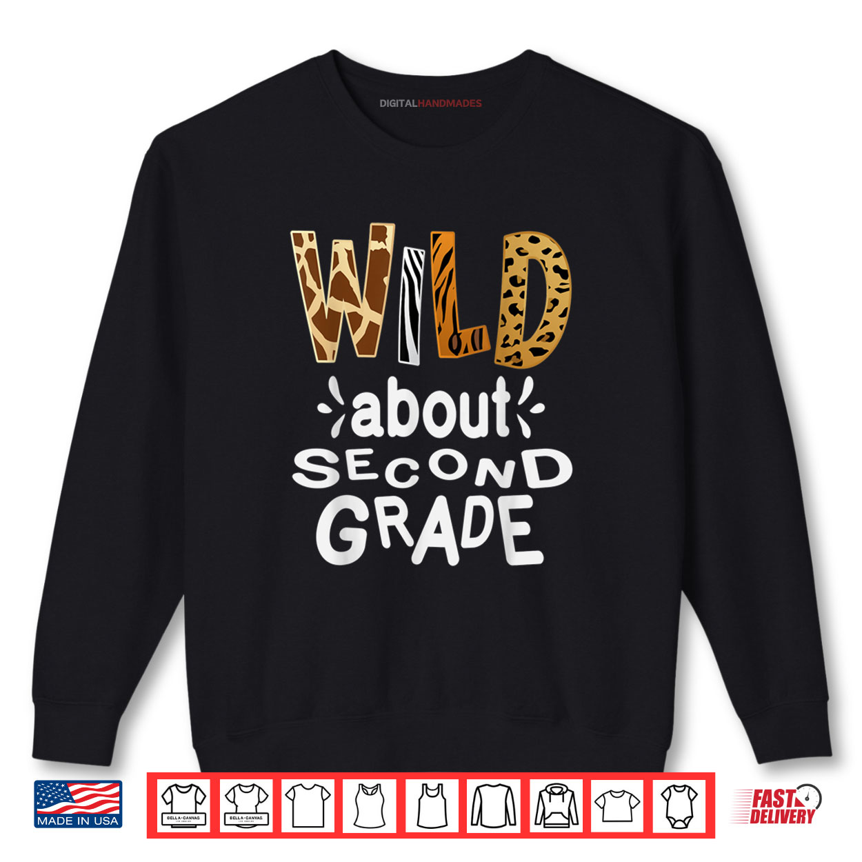 Wild about Second Grade Teacher Student First Day Of School Shirt Wild about Second Grade Teacher Student First Day Of School Shirt