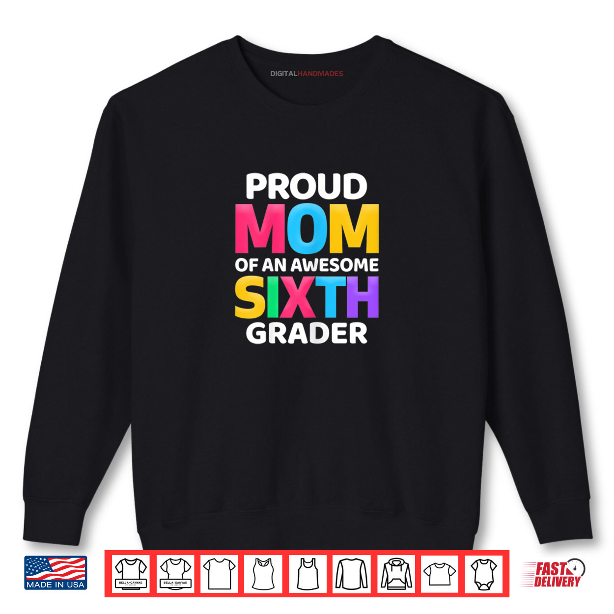 Womens 6th Grade Gift Proud Mom Of An Awesome Sixth Grader Shirt Womens 6th Grade Gift Proud Mom Of An Awesome Sixth Grader Shirt