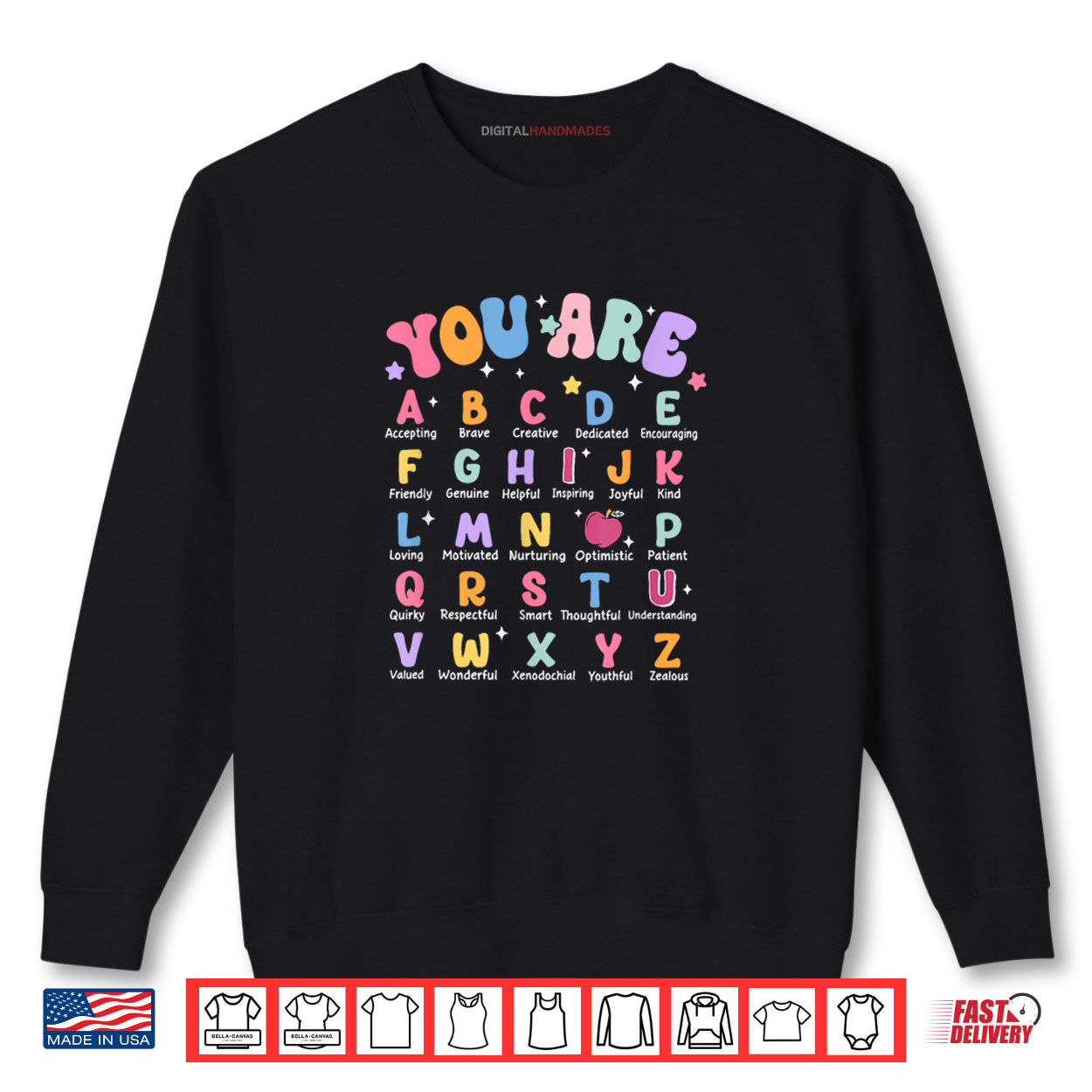 You Are Letters Alphabet Learn ABCs Reading Teacher Shirt You Are Letters Alphabet Learn ABCs Reading Teacher Shirt
