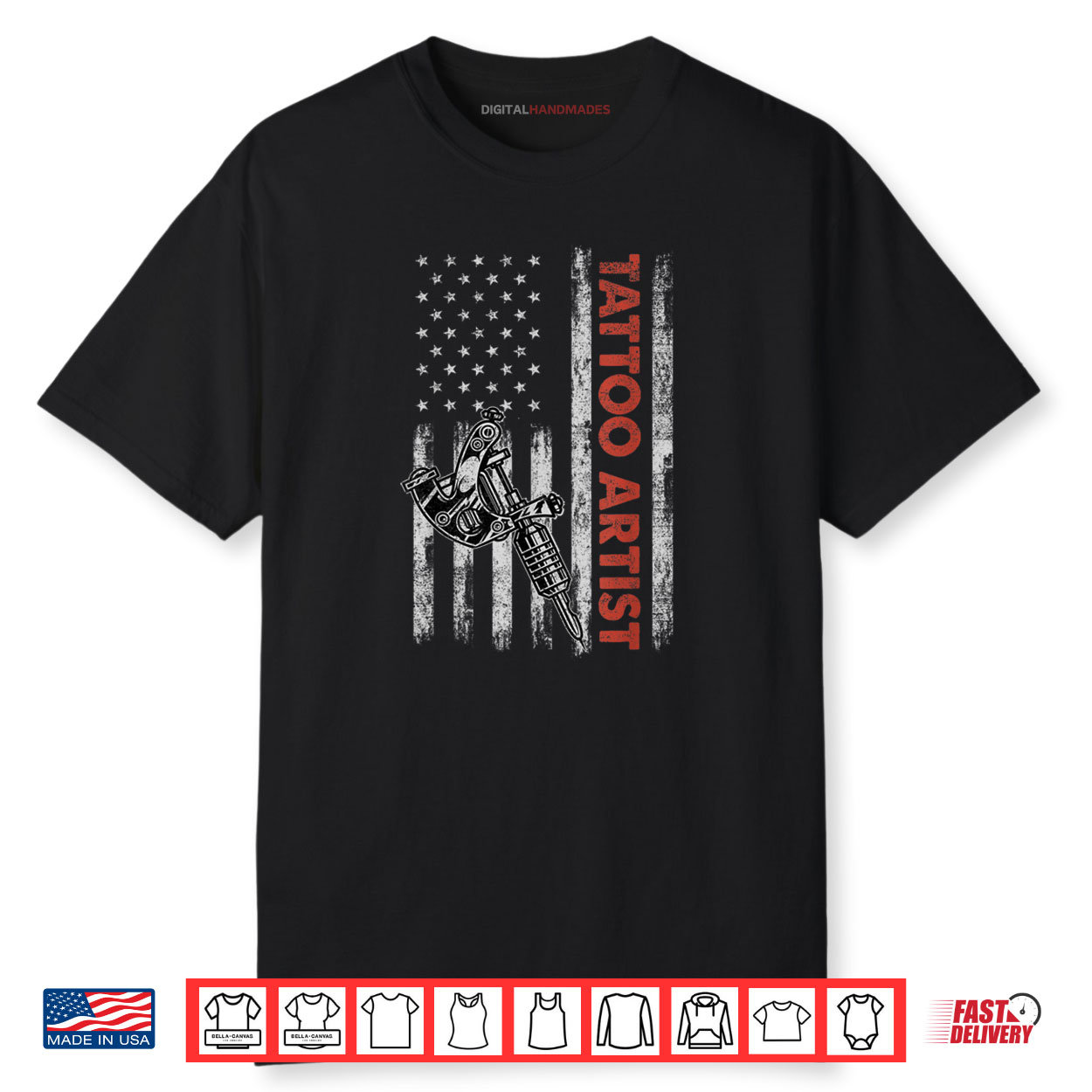 Tattoo Artist Lovers Vintage American Flag 4th Of July Shirt Tattoo Artist Lovers Vintage American Flag 4th Of July Shirt