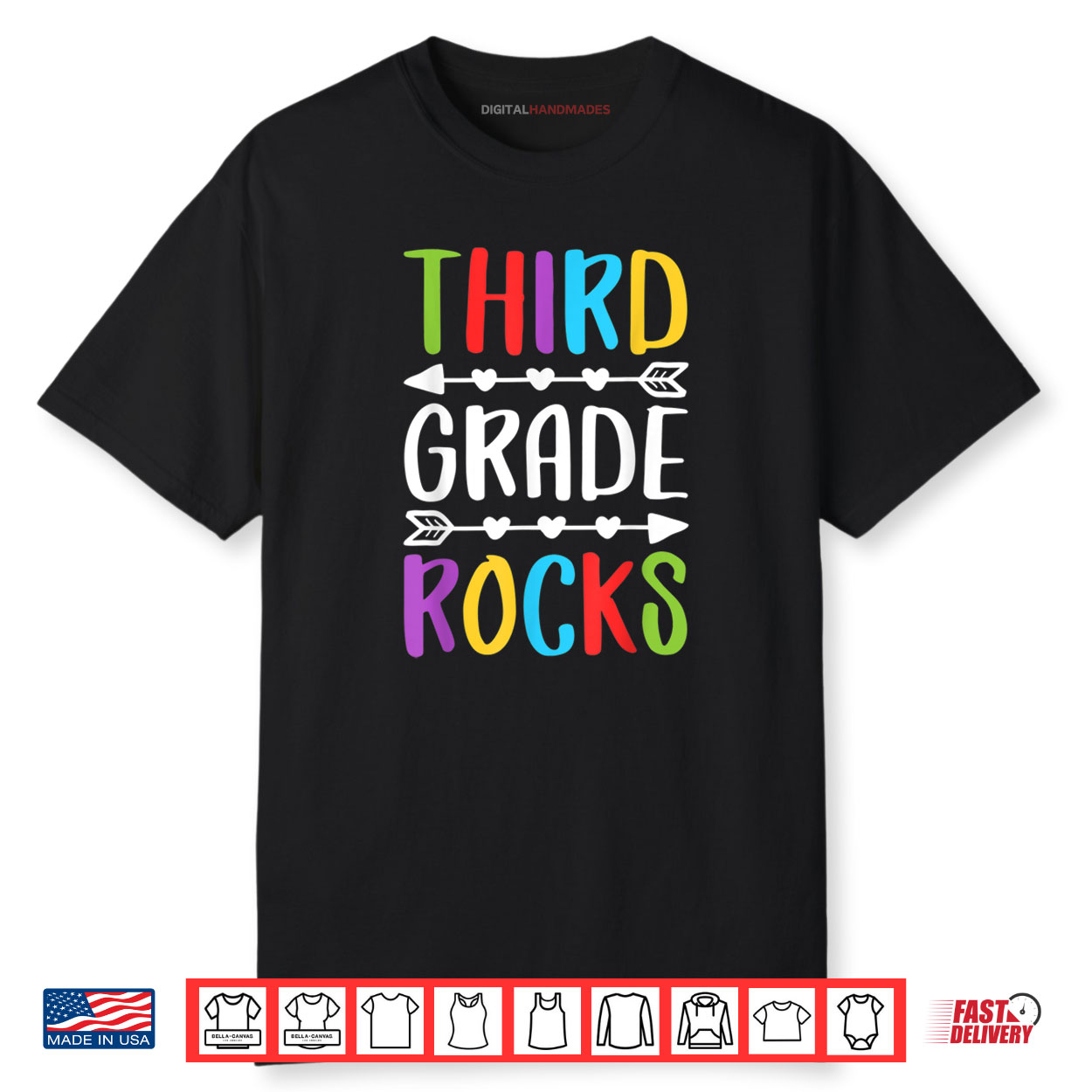 Third Grade Rocks 3rd Grade Back To School Shirt Third Grade Rocks 3rd Grade Back To School Shirt