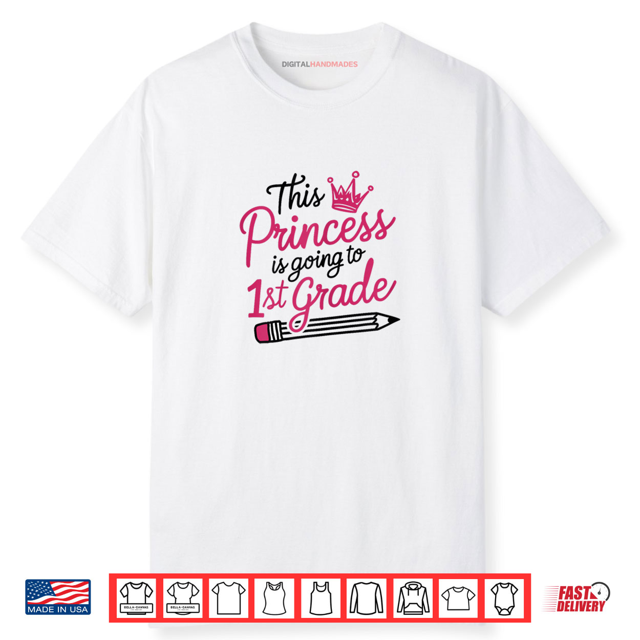This Princess Is Going To 1st Grade Back To School Shirt This Princess Is Going To 1st Grade Back To School Shirt