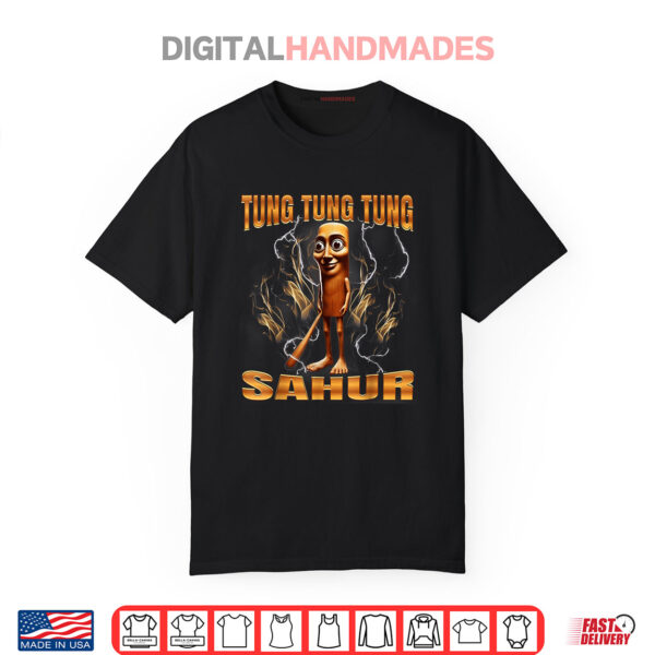 Tung Tung Tung Sahur Funny Meme Italian Brainrot Shirt